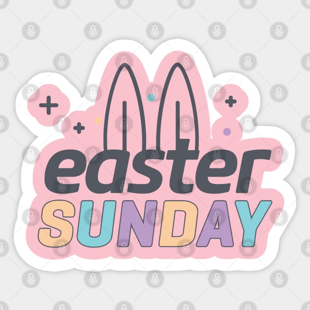 Easter Sunday Sticker by mymainmandeebo